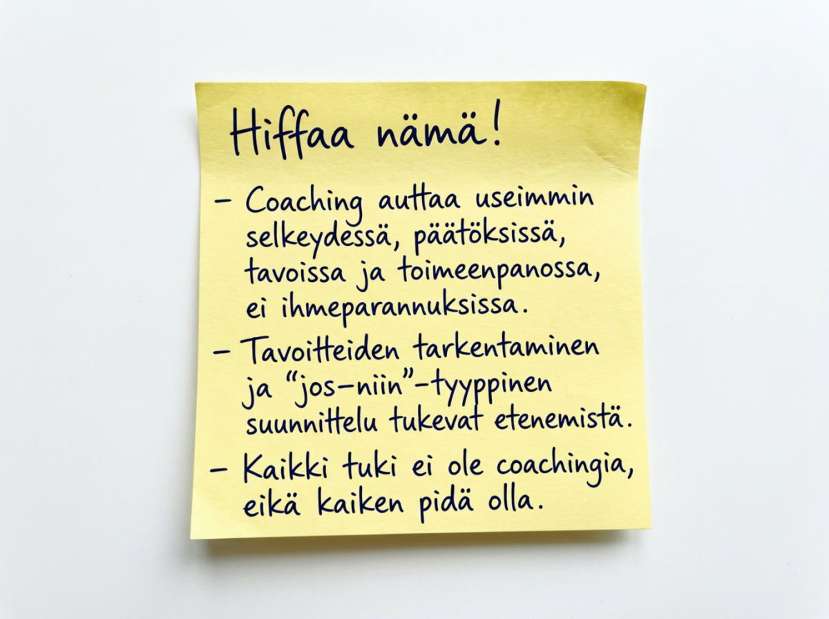 Mihin life coaching voi auttaa? - Muista nämä!